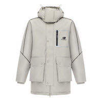 New Balance Sportswear Hooded Jacket Asia Sizing 'Grey Black' AMJ14320-ARF