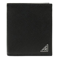 PRADA SS26 Saffiano Leather Wallet 'Black' 2MO004-QHH-F0002