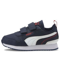 (PS) PUMA R78 Running Shoes Blue/White/Red 374429-03