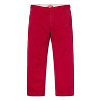 Supreme SS19 Arc Logo Chino Pant Red Casual Long Pants SUP-SS19-519