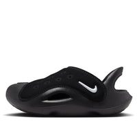 (TD) Nike Aqua Swoosh Sandals 'Black White' FN0875-002