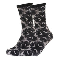 Li-Ning Way Of Wade All-Over Print Basketball Socks 'Black Multi' AWLS149-1
