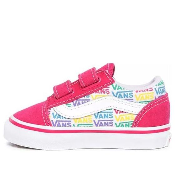 Vans Rainbow Vans Old Skool V Toddles/Infants Pink VN0A38JN0GW