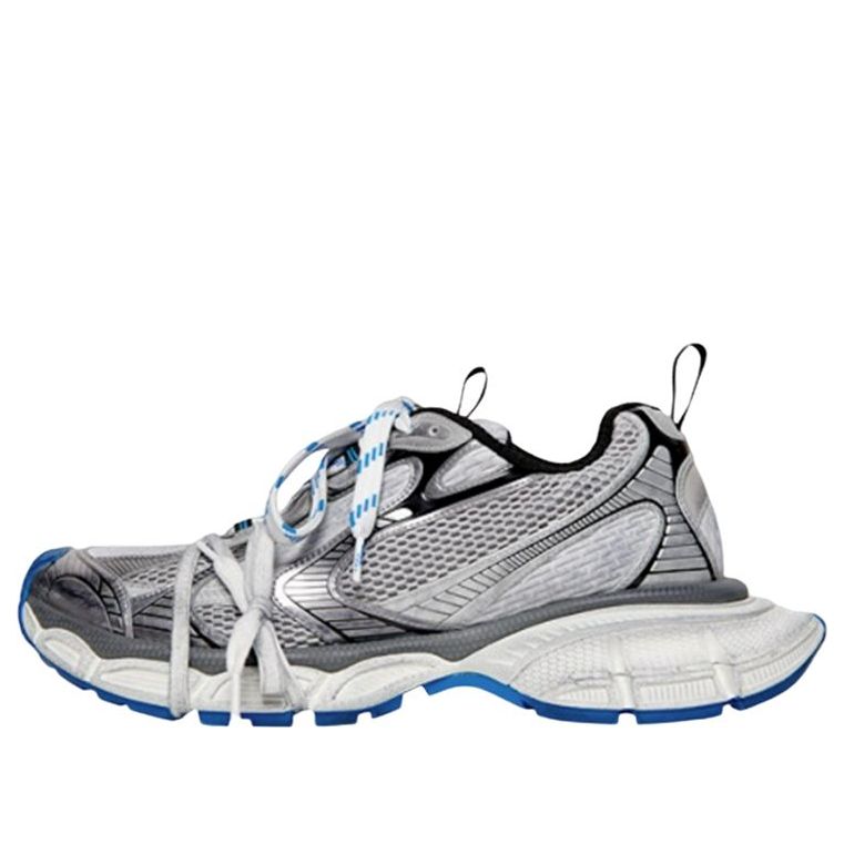 Balenciaga 3XL Sneakers ' Grey, White and Blue Mesh and Polyurethane' 734734W3XL51214