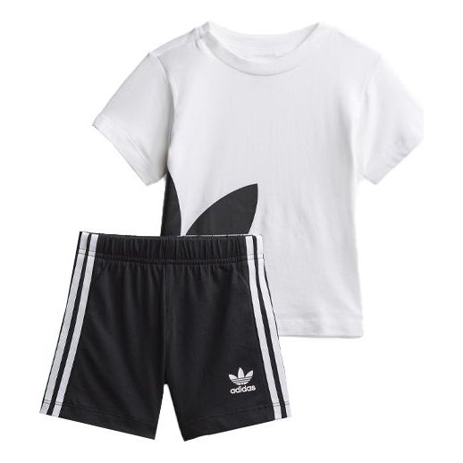 (TD) adidas Round Neck T-shirt Contents Suit K White FR5321