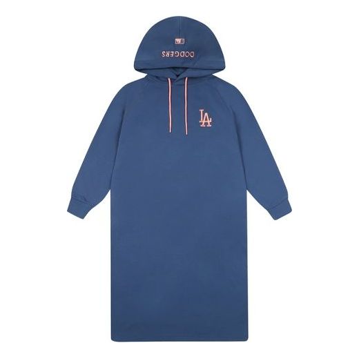 (WMNS) MLB Los Angeles Dodgers Long Blue Hoodie 31OP04041-07U