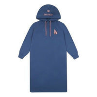 (WMNS) MLB Los Angeles Dodgers Long Blue Hoodie 31OP04041-07U
