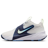 (GS) Nike Team Hustle D 12 'White Midnight Navy Volt Tint' HF6279-104