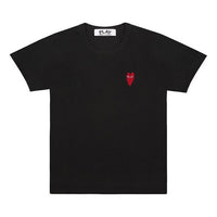 COMME des GARCONS PLAY Kawakubo Rei Red Short Sleeve Black AZ-T230-051-1