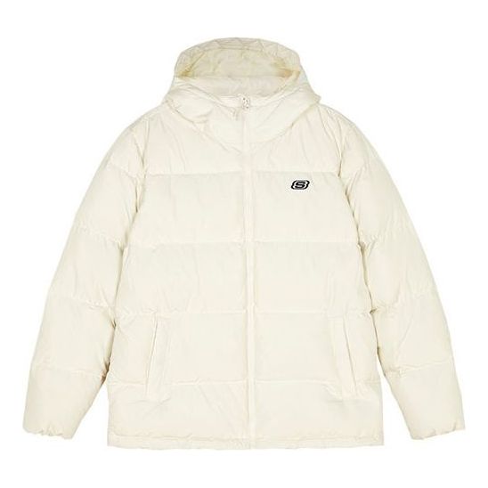 Skechers Solid Color Sports Casual Hooded Down Jacket 'Multi-Color' L420M146