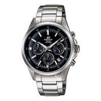 CASIO EDIFICE Series Leisure Fashion Hand Men's Black Mens Silver Analog EFR-527D-1AV
