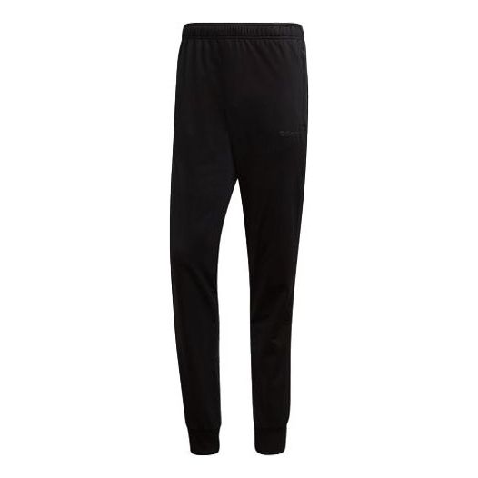 adidas Essentials 3-Stripes Tapered Tricot Pants Black DU0455