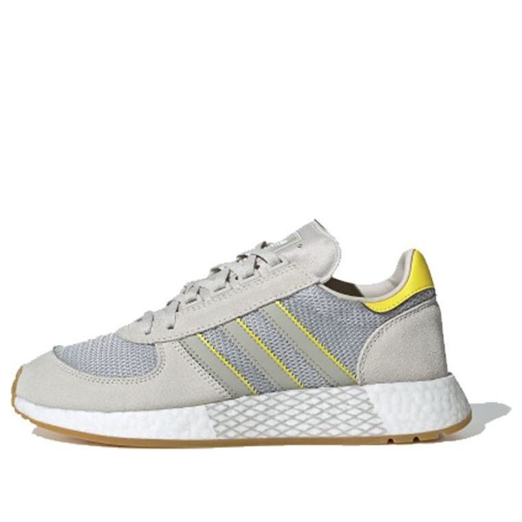 (WMNS) adidas originals Marathon Tech W Grey Yellow EE4943