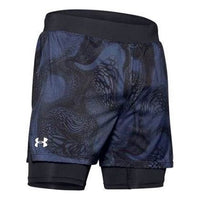 Under Armour Qualifier SpeedPocket 2-in-1 Shorts 'Legend Ink' 1353162-497