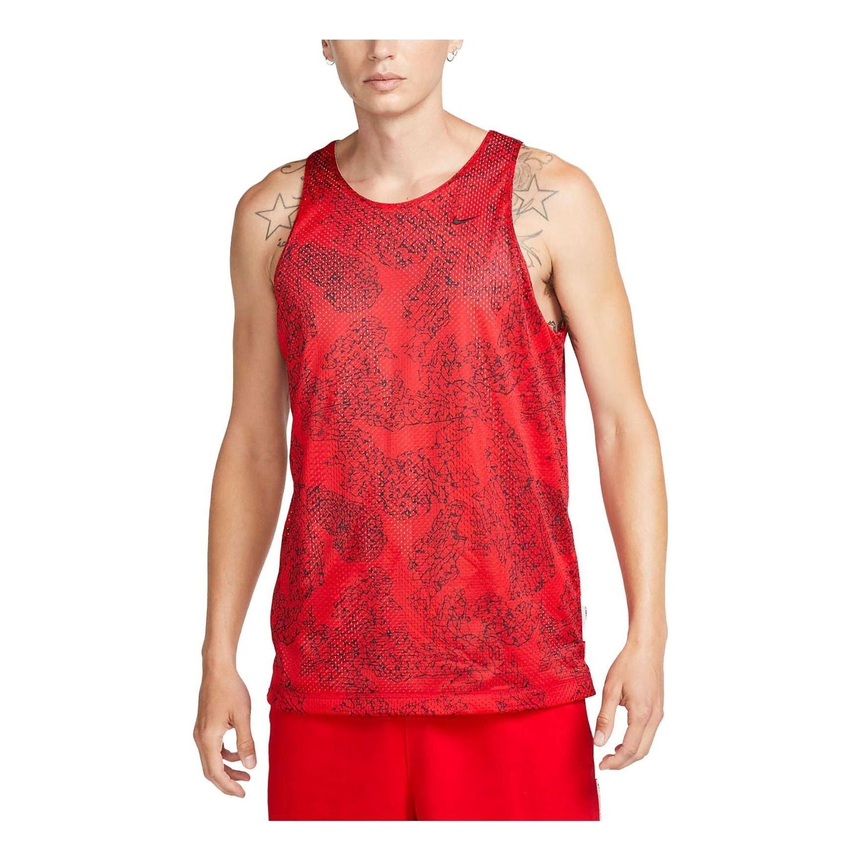 Nike Dri-FIT Standard Issue Reversible Jersey 'Red Grey' FB7056-657
