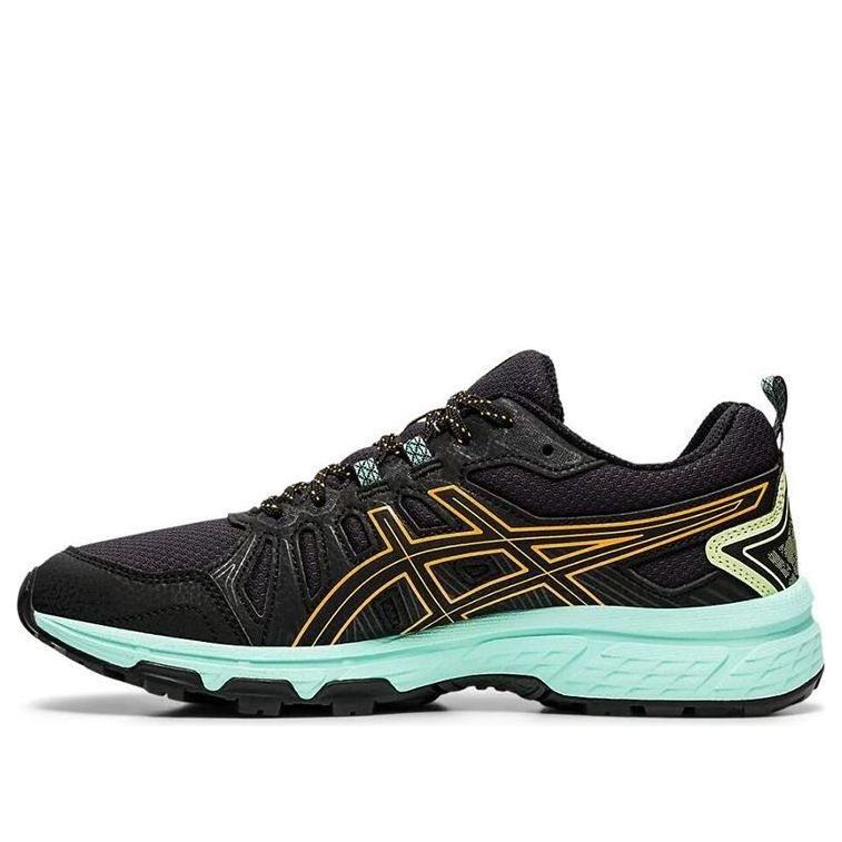 (WMNS) ASICS Gel-Venture 7 'Black Mint Orange Pop' 1012A476-003