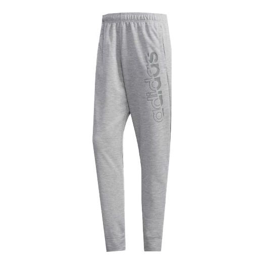 adidas Solid Color Casual Sports Long Pants Gray FL0276