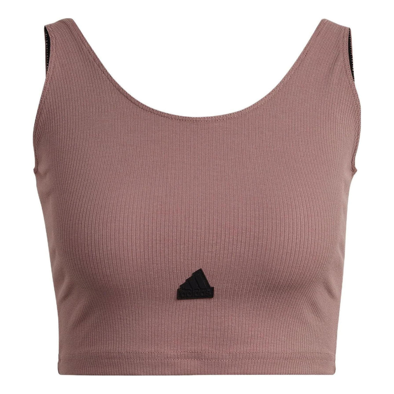 (WMNS) adidas Rib Cropped Top Asia Sizing 'Purple' HG4366