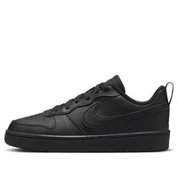 (GS) Nike Court Borough Low Recraft 'Triple Black' DV5456-002