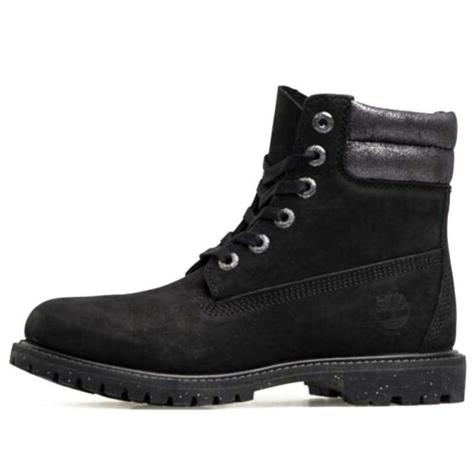 Timberland 6 Inch Waterville Double Collar Boots 'Black' A1QT1