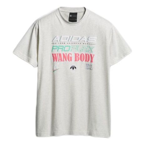adidas originals x alexander wang Printing Short Sleeve Gray DZ4602