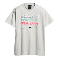 adidas originals x alexander wang Printing Short Sleeve Gray DZ4602
