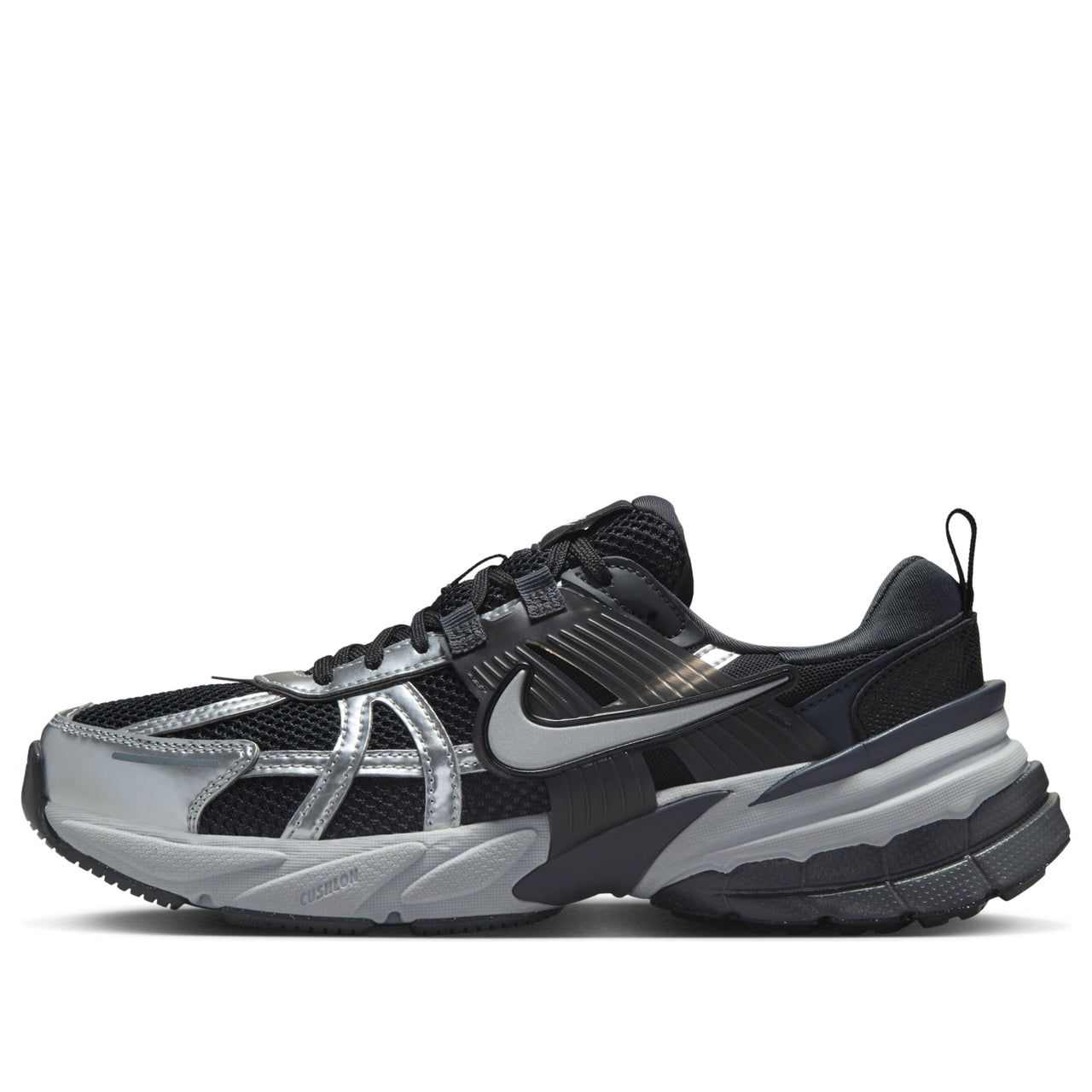 (WMNS) Nike V2K Run 'Black Metallic Silver' FD0736-005