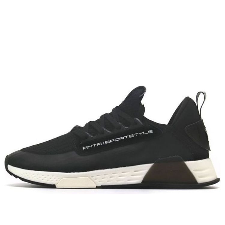 (WMNS) ANTA Running Series Sneakers 'Black White' 12848888-1