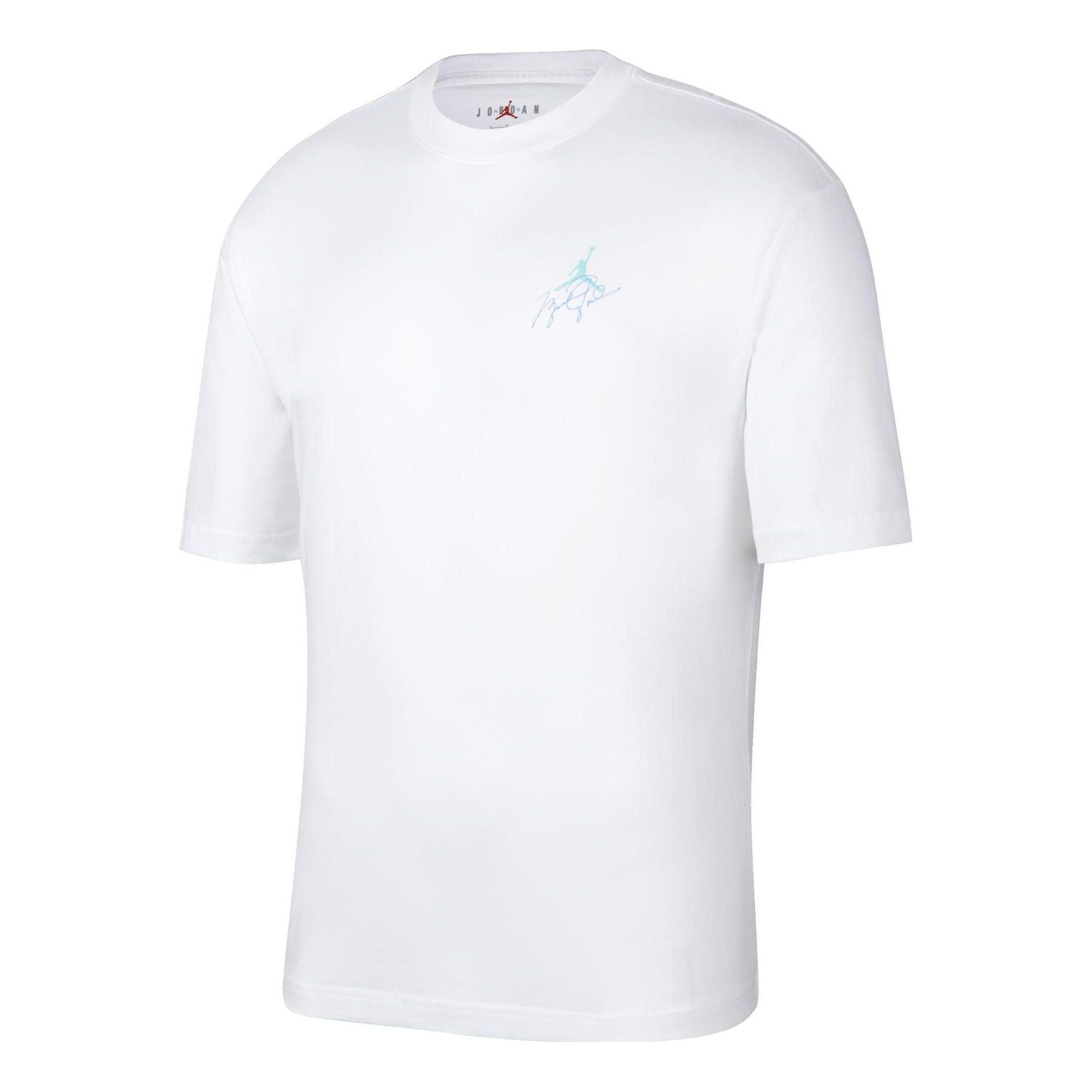 Men's Nike Logo Printing Casual Round Neck Short Sleeve White T-Shirt DZ4055-100