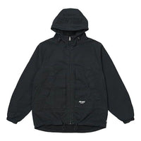 Palace Washed Cotton Hooded Jacket 'Black' P22JK219