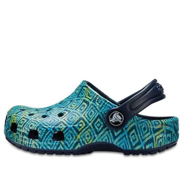 (GS) Crocs Classic Graphic Clogs 'Blue Green' 204816-410
