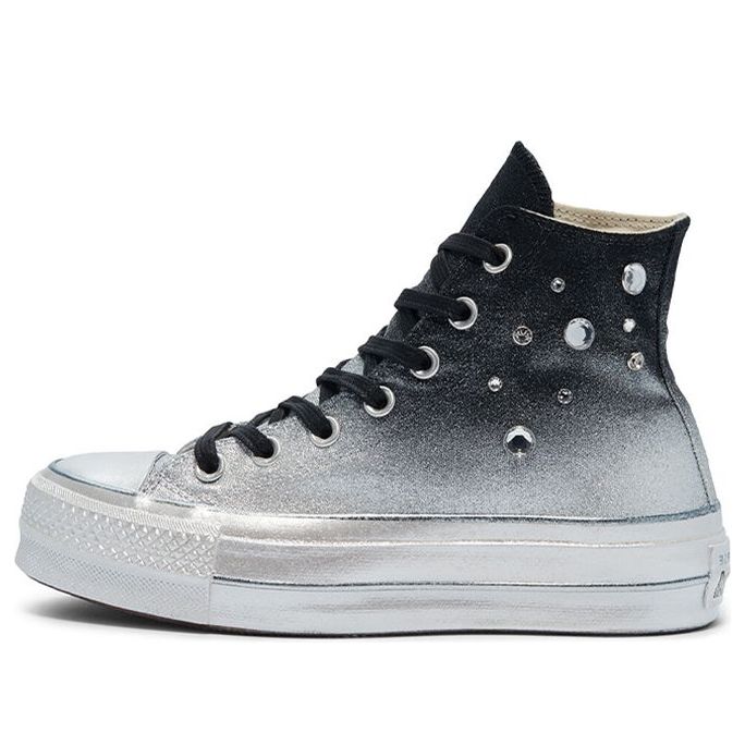 (WMNS) Converse Chuck Taylor All Star Lift High 'Black Gray' 569128C