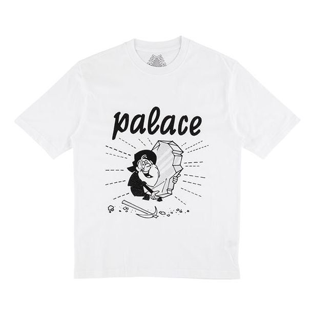 PALACE Nugget Gold Printing Short Sleeve Unisex White P16TS021