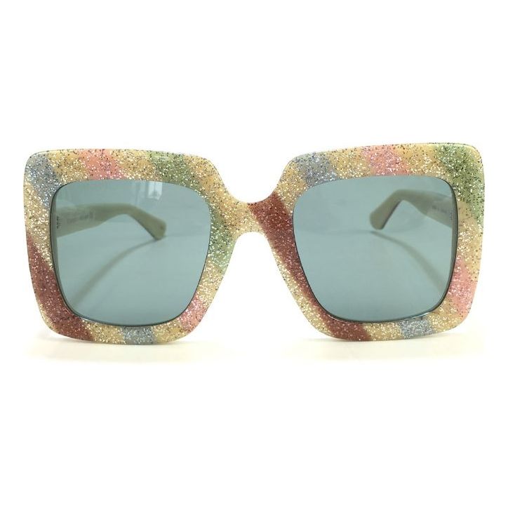 Gucci square frame Sunglasses Multi-Color Pink GG0328S-004