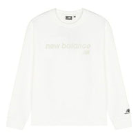 New Balance Logo Sweatshirt Asia Sizing 'White' 5CC39603-IV