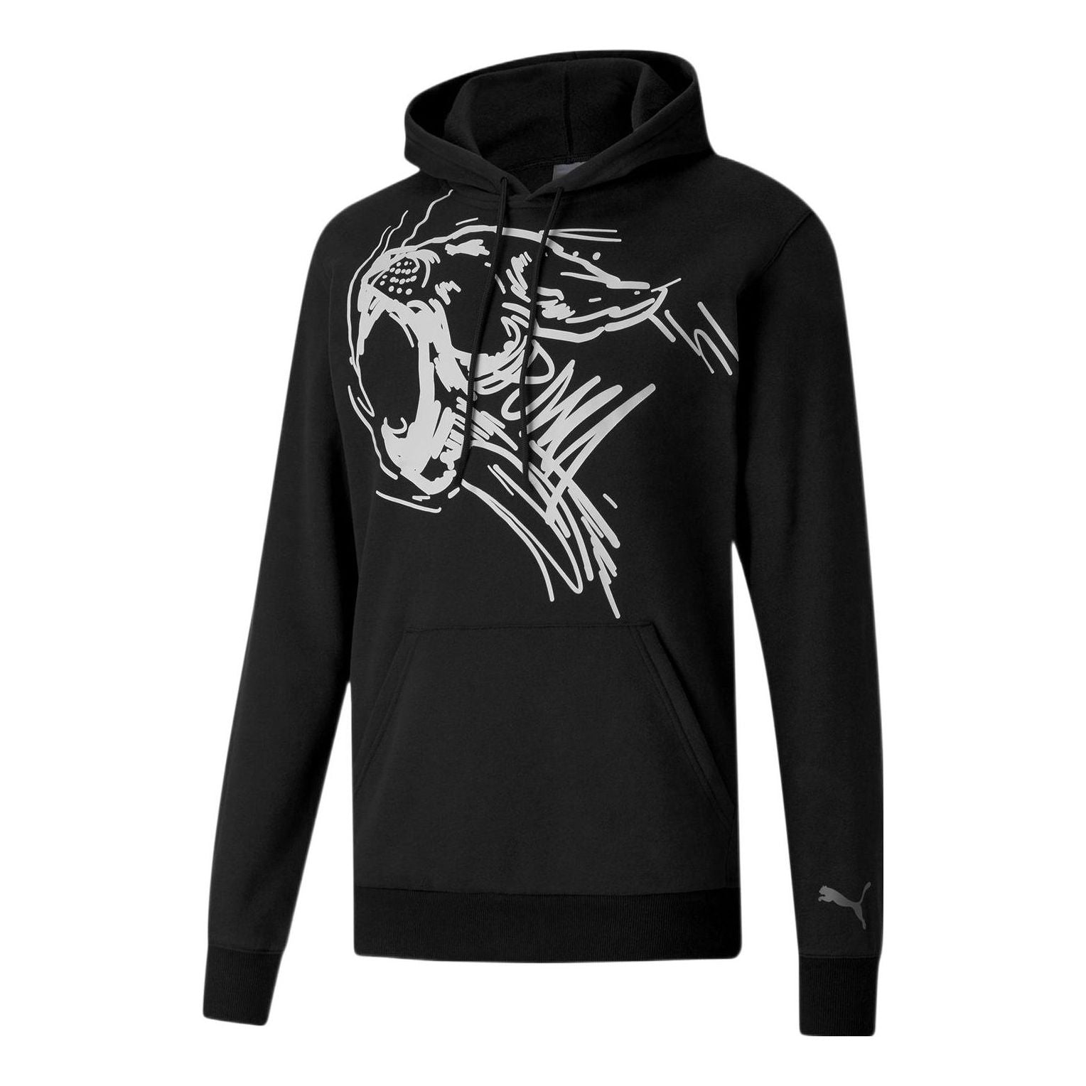 PUMA Performance Graphic Training Hoodie 'Black' 519447-01