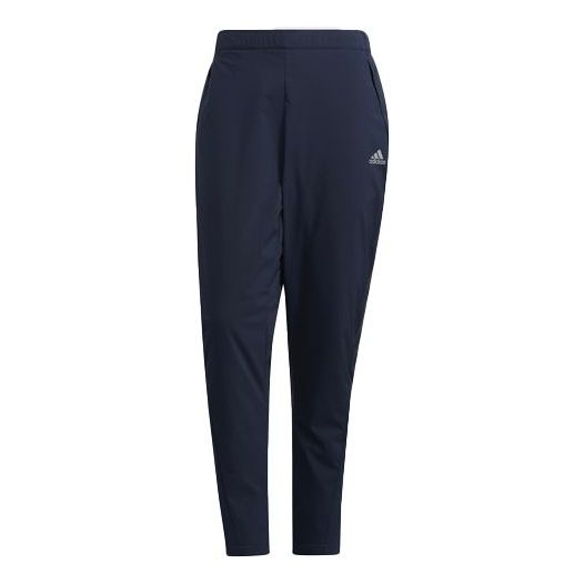 Men's adidas Side Outdoor Sports Pants/Trousers/Joggers Legendary Ink Blue H52734