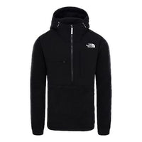Men's THE NORTH FACE Denali Anorak hooded Half Zipper Jacket Black 3XAV-JK3