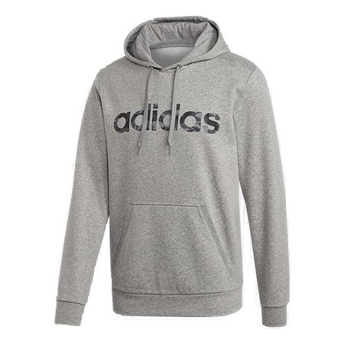 adidas E Camo Lin Swea Sports Hooded Shirt SweaterMen Grey EI9728