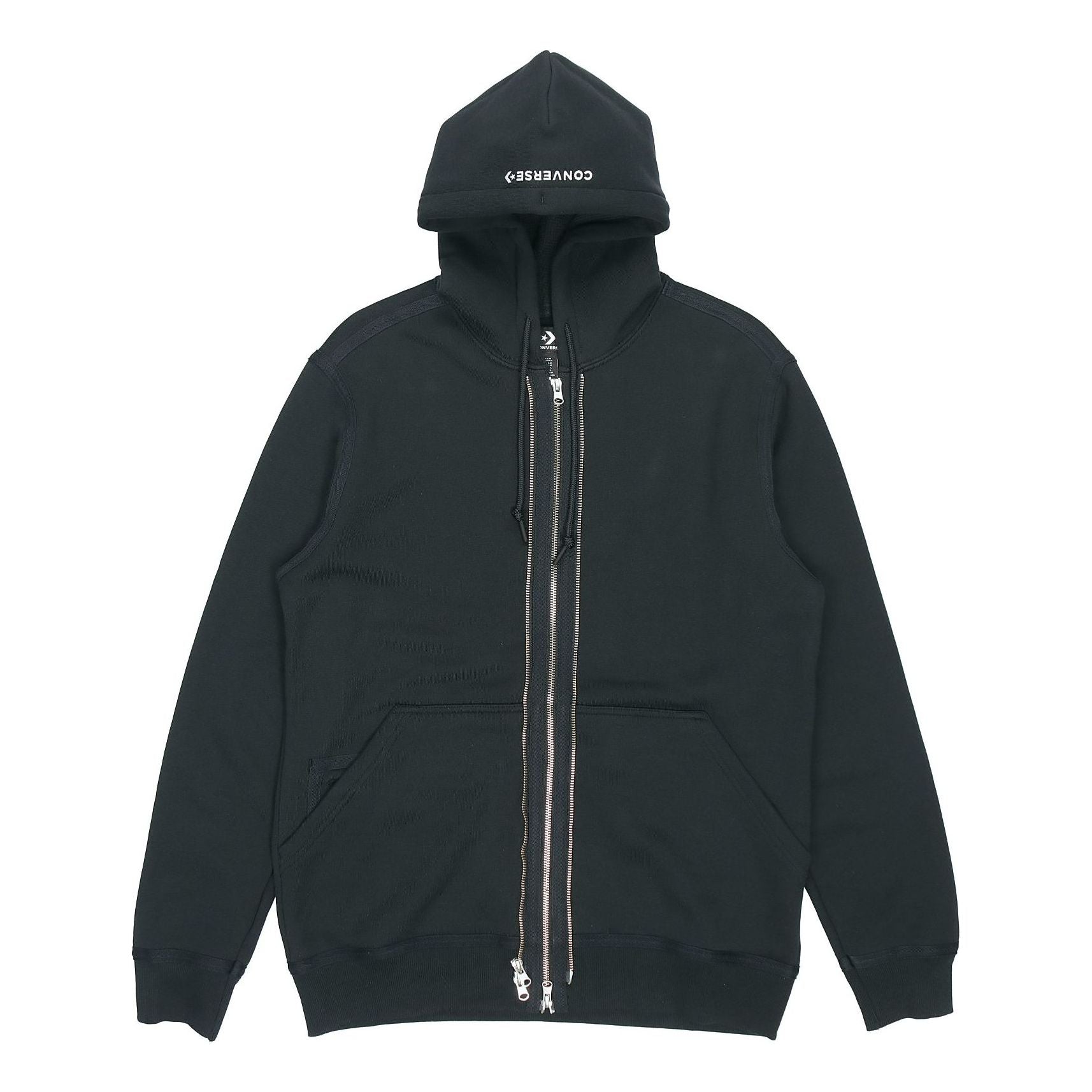 Converse All-zipper Hooded Jacket Men Black 10019463-A01