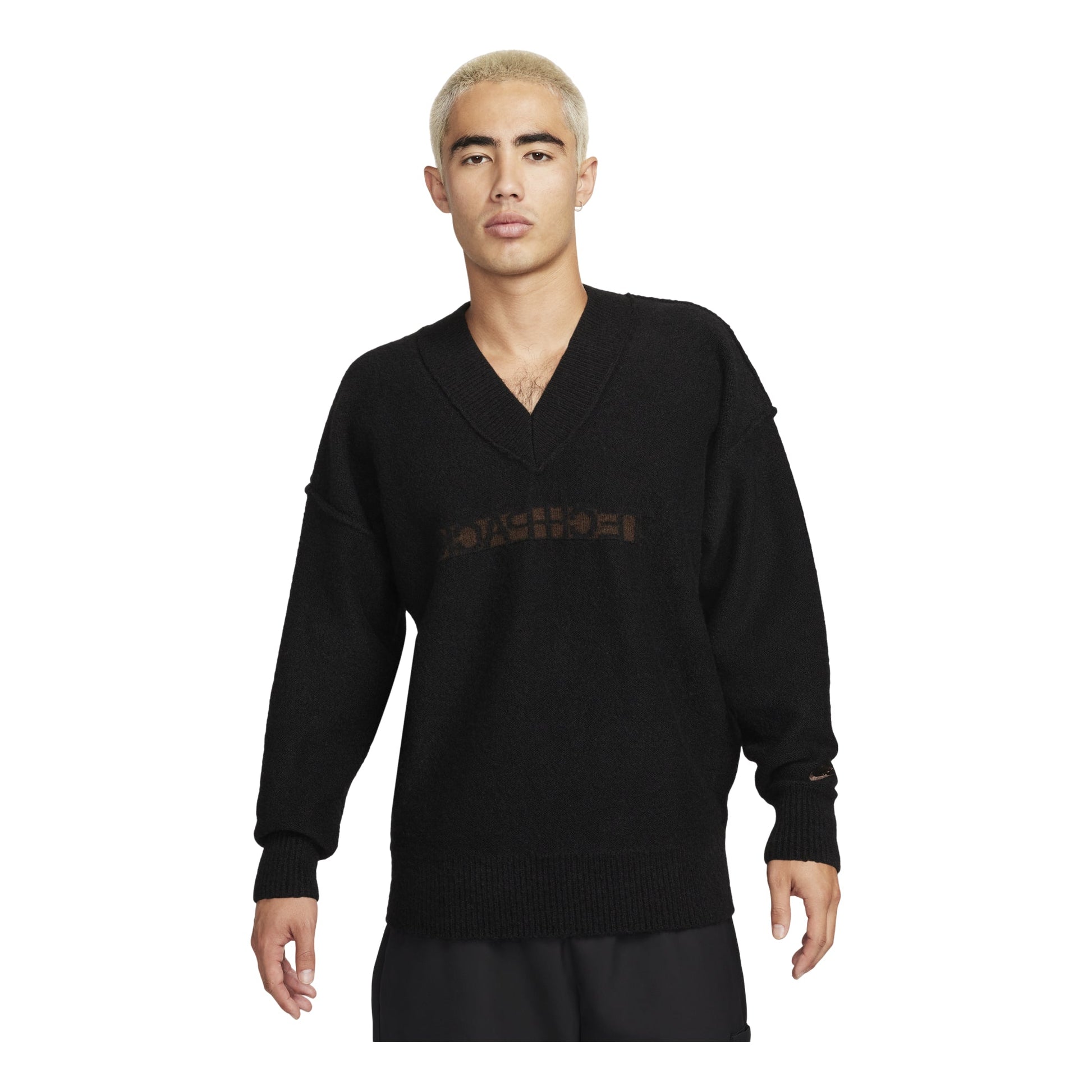 Nike Sportswear Tech Pack V Knit Sweater 'Black' FB7810-010
