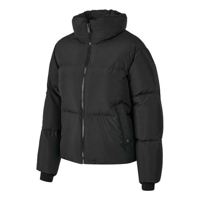 (WMNS) Skechers Warm Waterproof Short Down Jacket 'Black' P423W029-0018