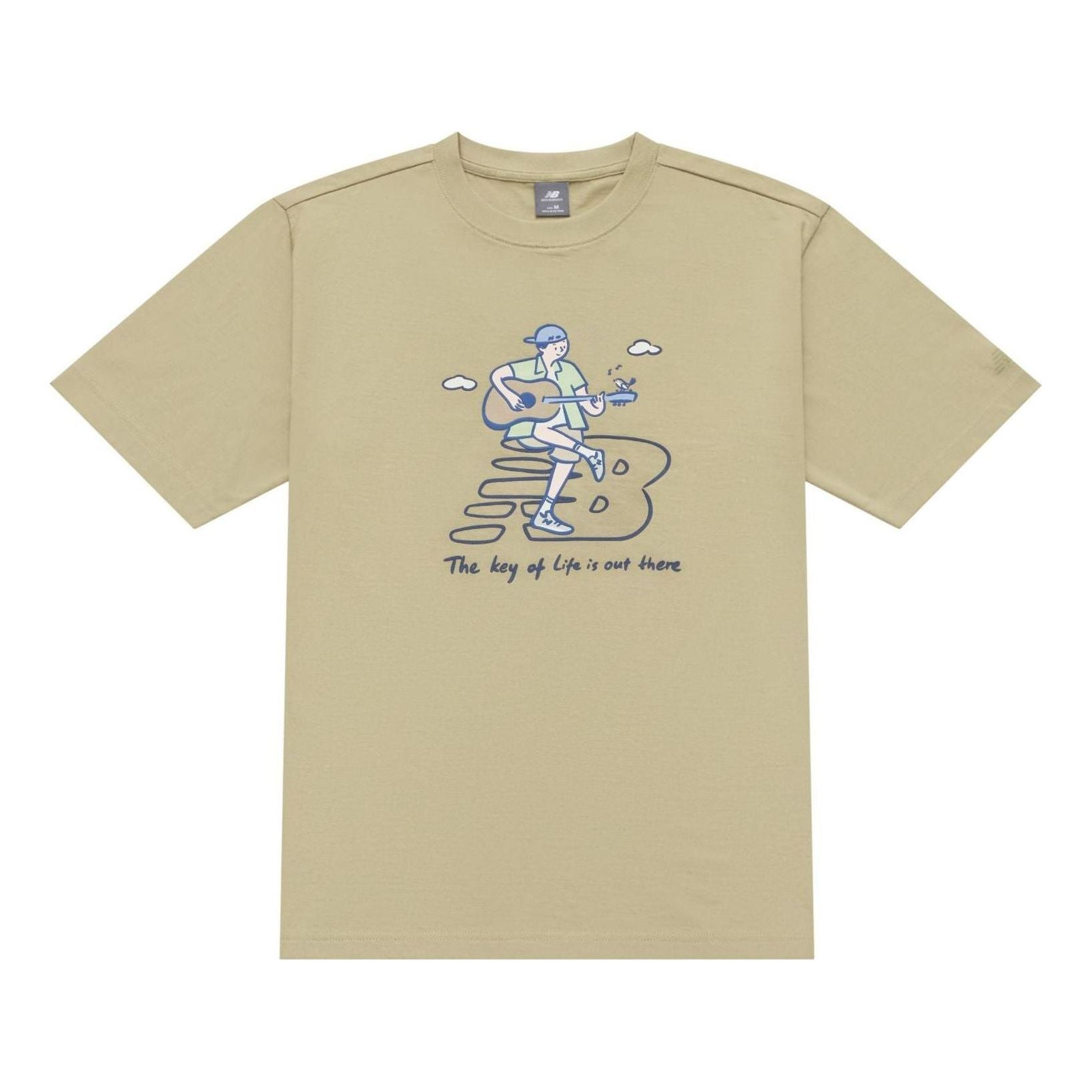 New Balance x PK Guitar Graphic T-Shirt Asia Sizing 'Light Brown' NEE26021-LB