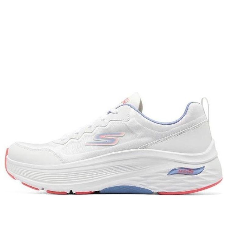 (WMNS) Skechers Max Cushioning Arch Fit 'White' 128300-WPKB