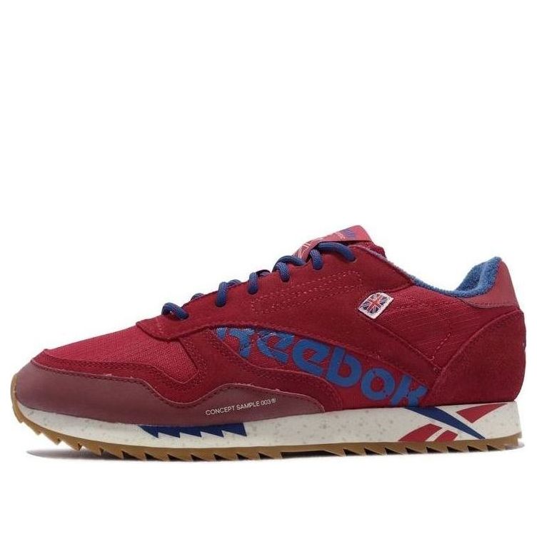 (WMNS) Reebok Classic Leather Ripple 'Excellent Red Blue' DV7196