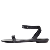 (WMNS) Balenciaga Afterhour Sandals 'Leather Black' 694476WBBF31090