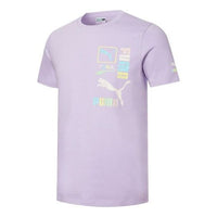PUMA Florid Summer Logo T-Shirt 'Purple' 533999-16