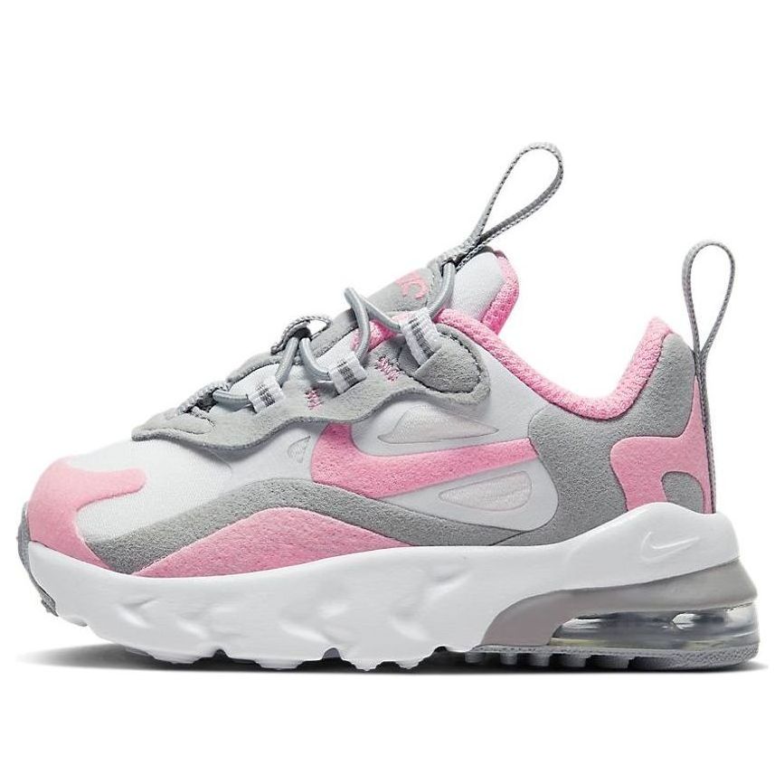 (TD) Nike Air Max 270 React 'Light Smoke Grey Pink' CD2654-104