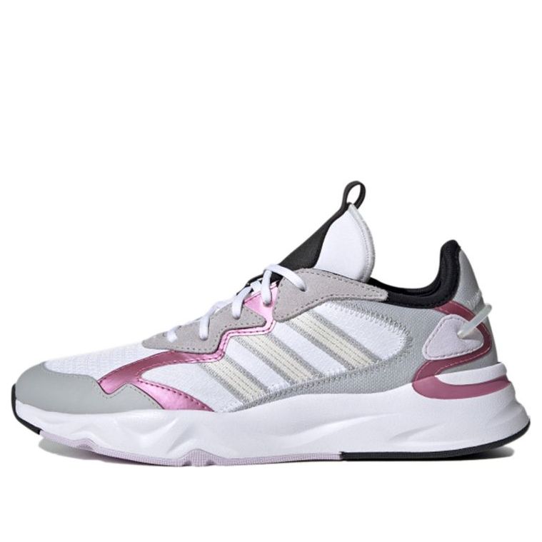 (WMNS) adidas neo Futureflow 'White Gray Purple' FX9149