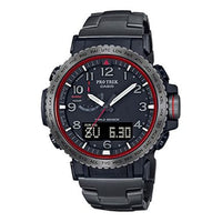 CASIO Solar Powered Sports Mens Black Analog/Digital Combo PRW-50YT-1PR